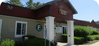 Professional building, entrance F at Mt. Ascutney Hospital and Health Center