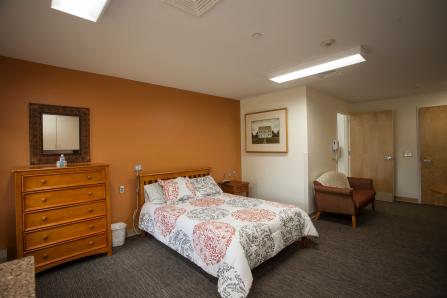 There is a transitional suite where you can practice the skills of daily living before you go home.