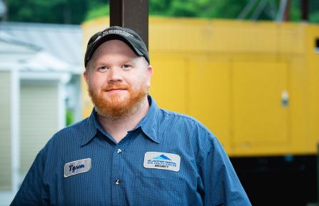 Tyson Taft, Director of Plant Operations at Mt. Ascutney Hospital and Health Center