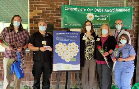 This year's DAISY Award and P.E.T.A.L.S. Awards winners at Mt. Ascutney Hospital and Health Center.