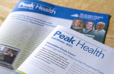 Peak Health Fall/Winter 2021 newsletter