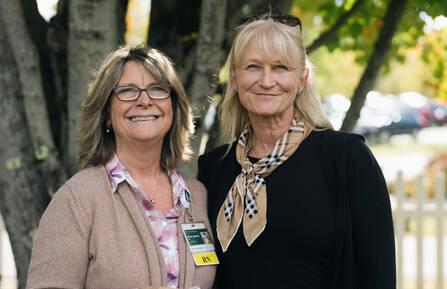 photo of Sharon Laskevich (left) and Edita Hartig (right)