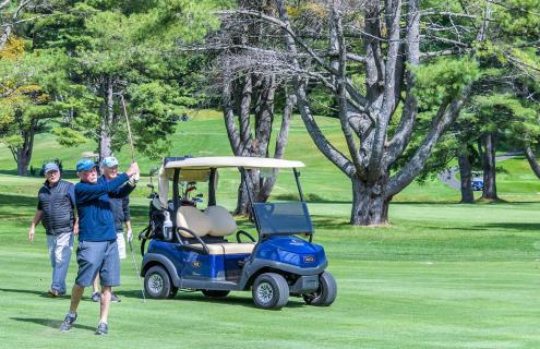 Golfers at the 2019 MAH Golf Classic Tournament