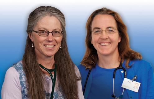 Dr. Mary Bender and Dr. Kimberly Aakre