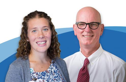 Chelsea Curran, FNP-C, and Dr. Sammy Horton