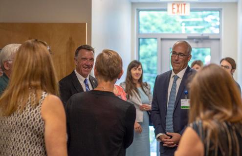 Governor Phil Scott visits Mt. Ascutney Hospital and Health Center