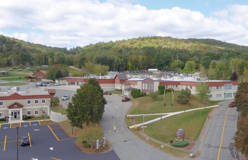 Mt. Ascutney Hospital aerial view