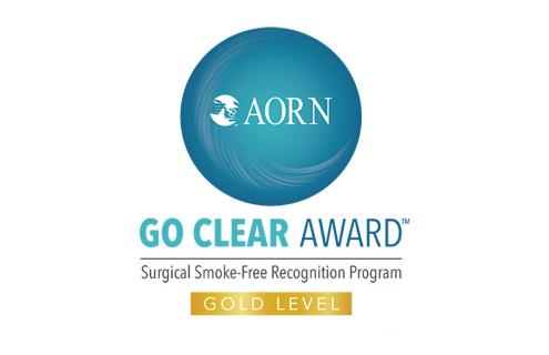 AORN Go Clear Award Surgical Smoke-Free Recognition Program Gold Level