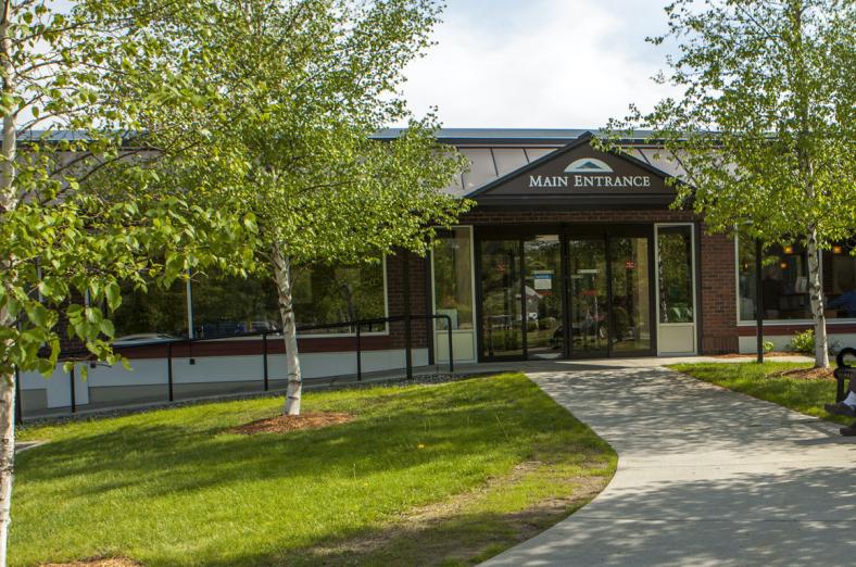 Main entrance of Mt. Ascutney Hospital