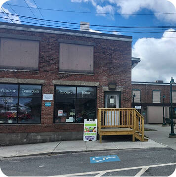 Front view of the Windsor Resource Center building 